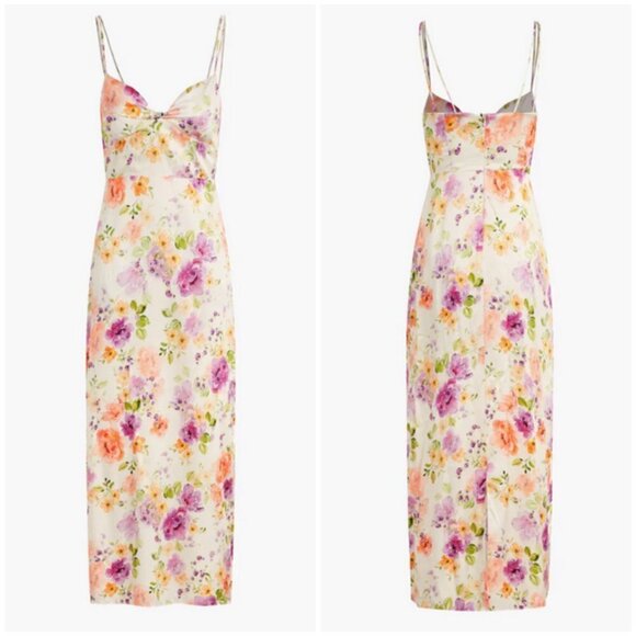 💕FAVORITE DAUGHTER💕 The Rosemary Slip Dress ~ Oahu Floral Print 10 NWT - Picture 7 of 15